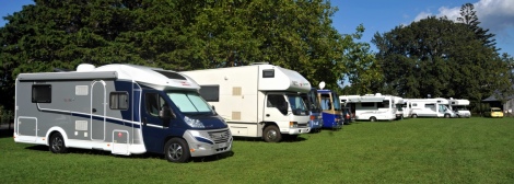Later I moved Rafe over with the other Motorhomes once some cars left.