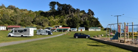 The campground. Office in the background
