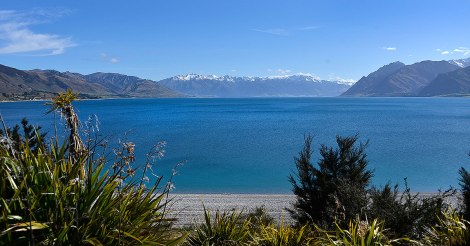 Lake Hawea from the township